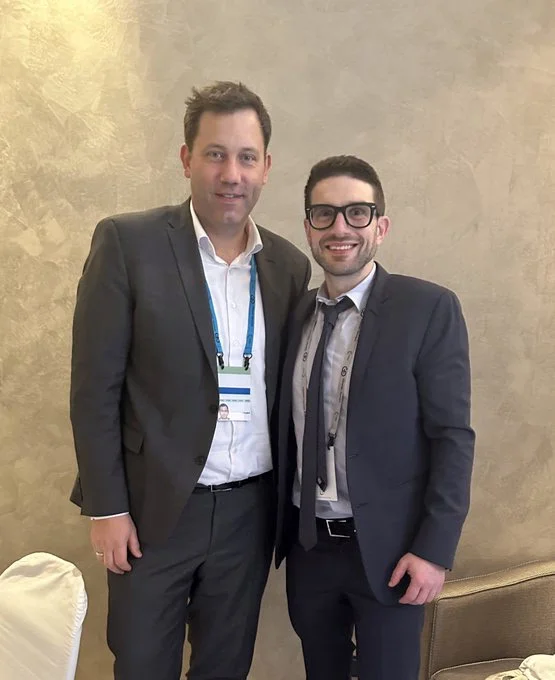 Lars Klingbeil and Alexander Soros at the Munich Security Conference 2023