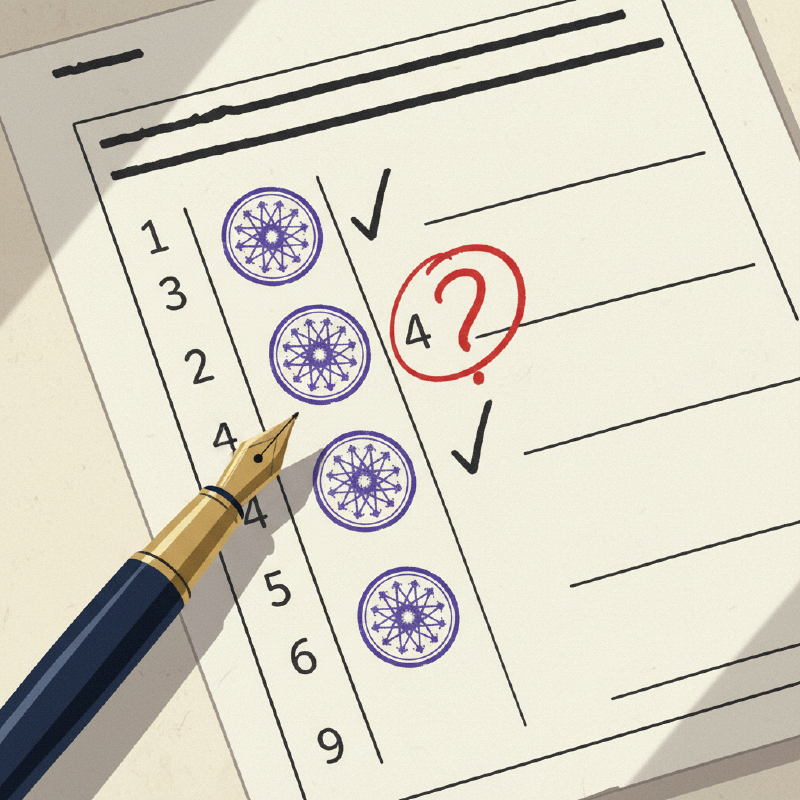 Ratification process: one step is frozen