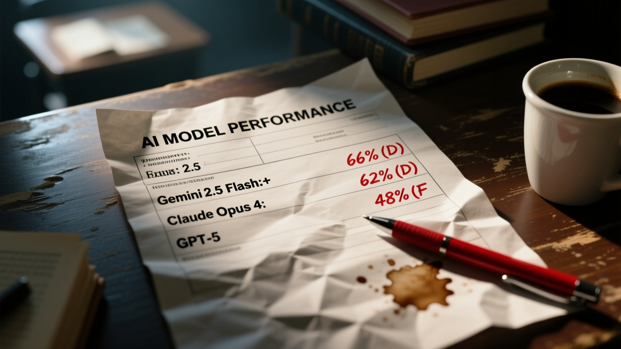 AI Models Score Like C-Students: What 66% Benchmark Scores Really Mean